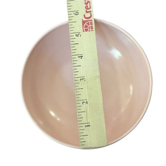 VTG Stetson Melmac Pink Retro Dinnerware Set Cups Bowls Sugar Creamer MCM Dishes - Picture 4 of 4